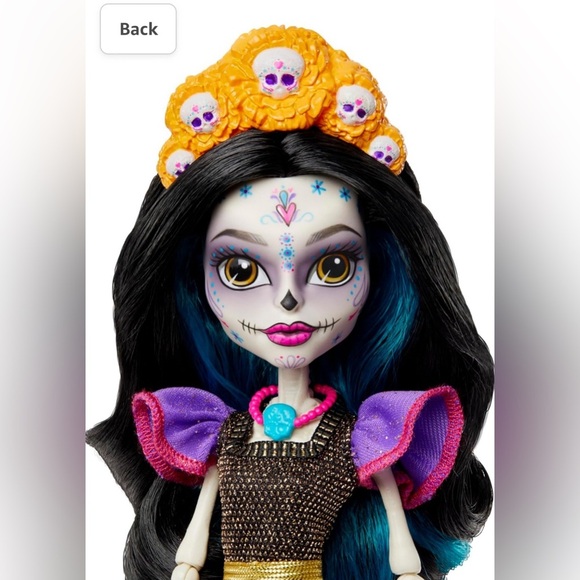 Monster High Skelita Calaveras Howliday Dia De Los Muertos Doll 2023 New - Picture 2 of 6